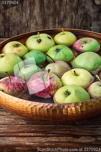 Image of few small apples