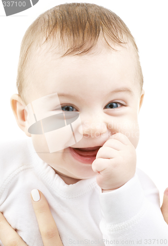 Image of laughing baby
