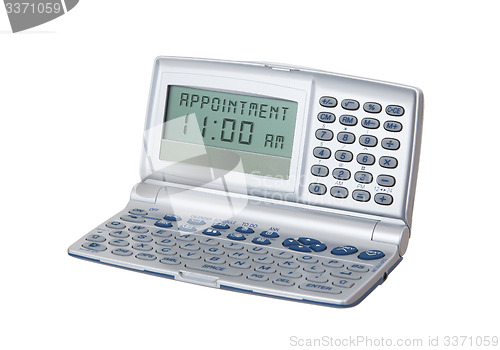 Image of Electronic personal organiser isolated