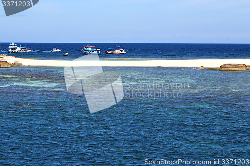 Image of ship  in thailand kho tao bay abstract of a  water    sea