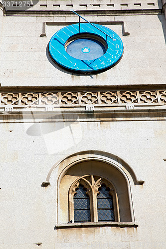 Image of   westminster  cathedral in london england old  construction and