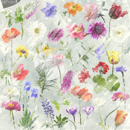 Image of Flowers Watercolor
