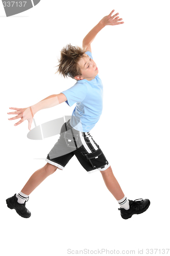 Image of Striding boy