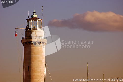 Image of Lighthouse at sunset