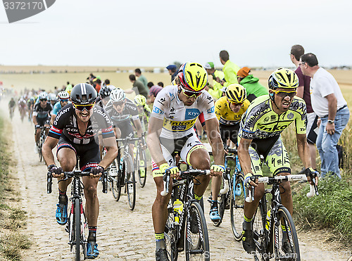 Image of The Fight on the Cobblestones - Tour de France 2015