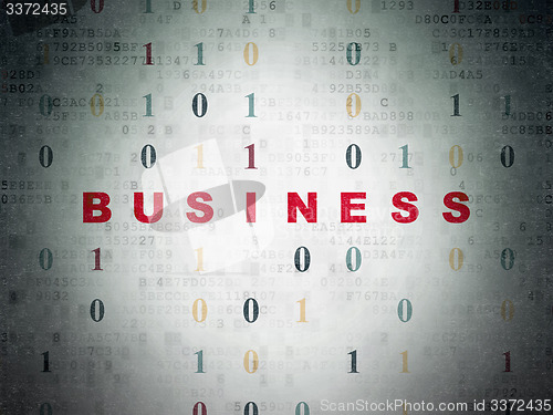 Image of Business concept: Business on Digital Paper background