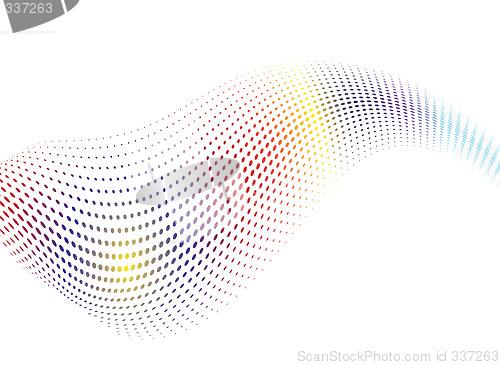 Image of rainbow wave blend