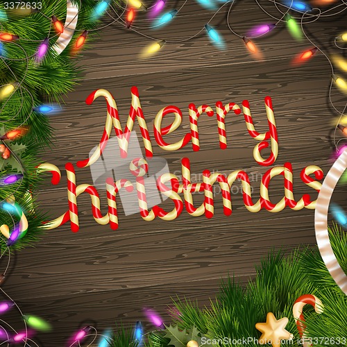 Image of Christmas card. EPS 10