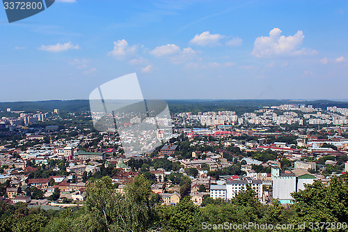 Image of view to the house-tops in Lvov city