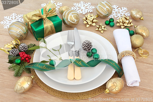 Image of Christmas Place Setting