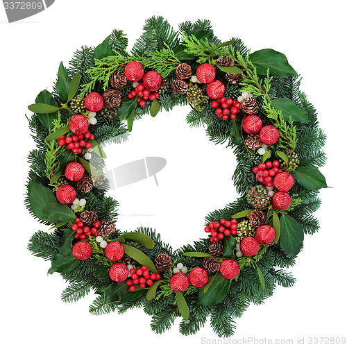 Image of Decorative Christmas Wreath