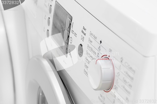 Image of laundry machine\'s control panel