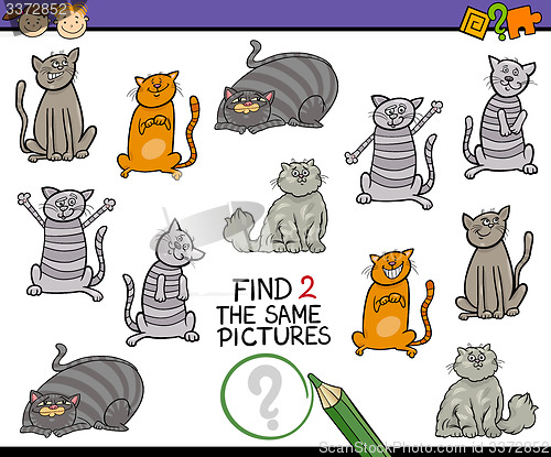 Image of find same picture cartoon game