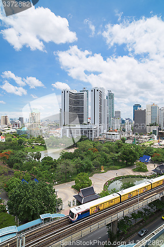 Image of Growth along railway lines in Bangkok