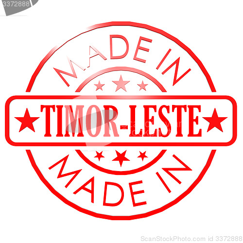 Image of Made in Timor Leste red seal