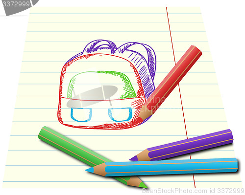 Image of Colorful pnecils set