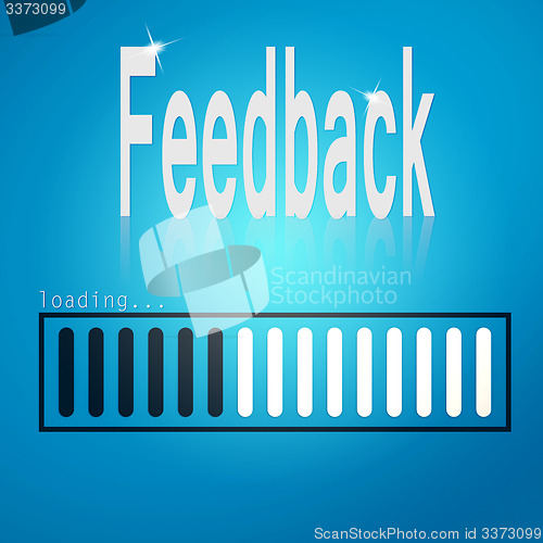 Image of Feedback blue loading bar