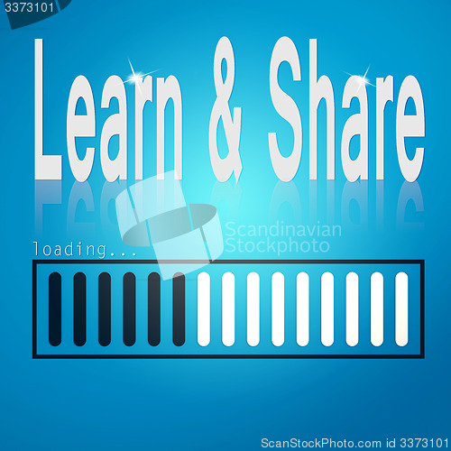 Image of Learn and Share blue loading bar