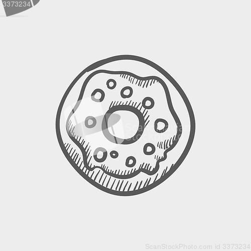 Image of Doughnut sketch icon