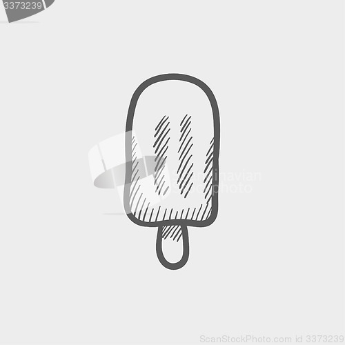 Image of Popsicle sketch icon