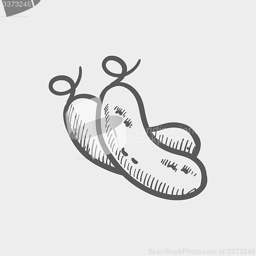 Image of Peas sketch icon