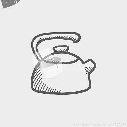 Image of Kettle sketch icon