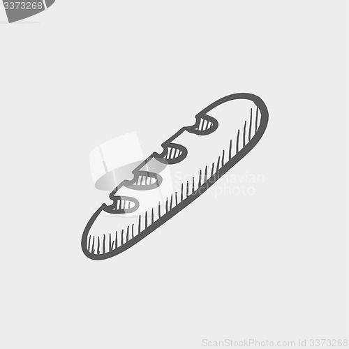 Image of Bread sketch icon