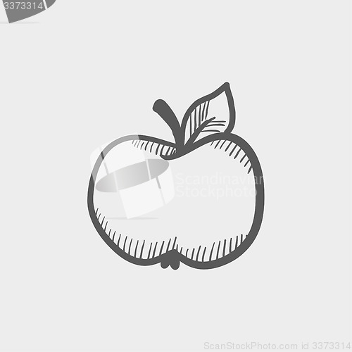 Image of Apple sketch icon