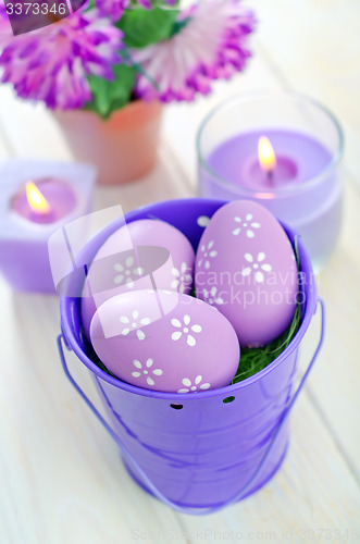 Image of easter eggs