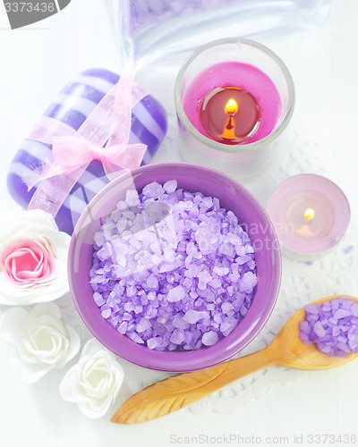 Image of sea salt and soap