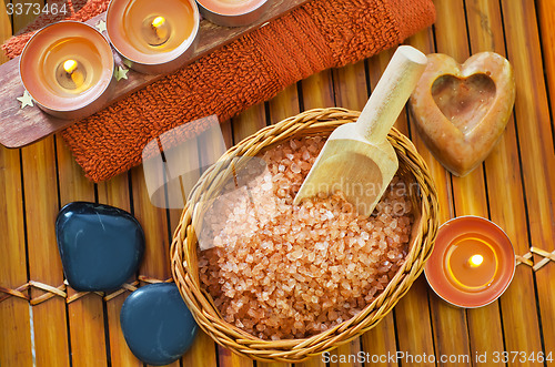 Image of sea salt and soap