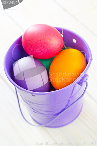 Image of easter eggs