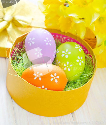 Image of easter eggs