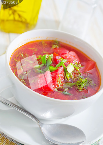 Image of fresh soup