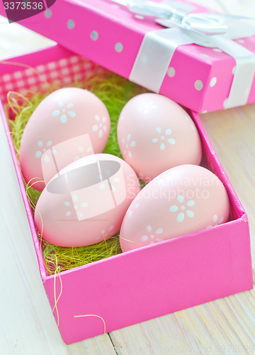 Image of easter eggs