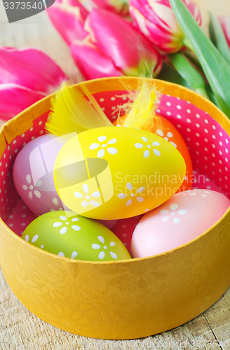 Image of easter eggs