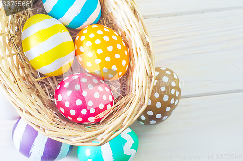 Image of easter eggs