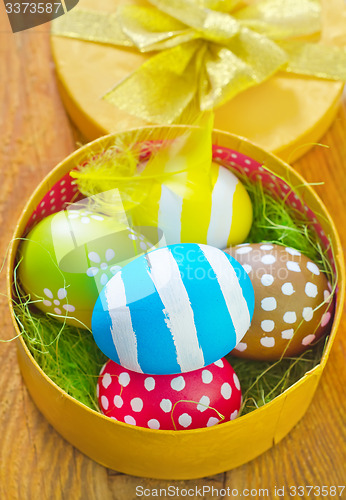 Image of easter eggs