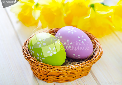 Image of easter eggs