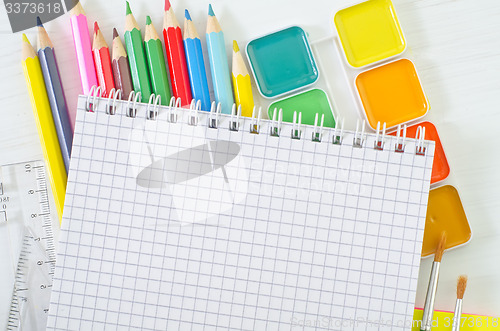 Image of school supplies
