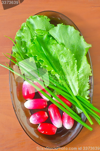 Image of radish and salad