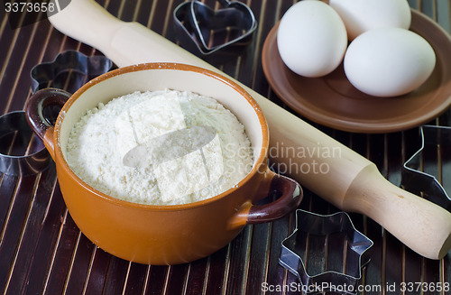 Image of ingredients for dough