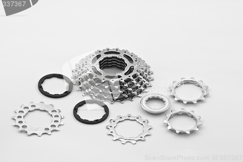 Image of Bicycle gear parts