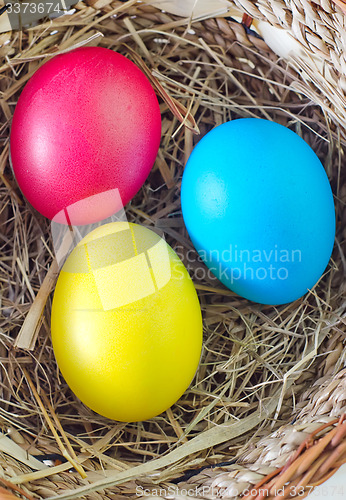 Image of easter eggs