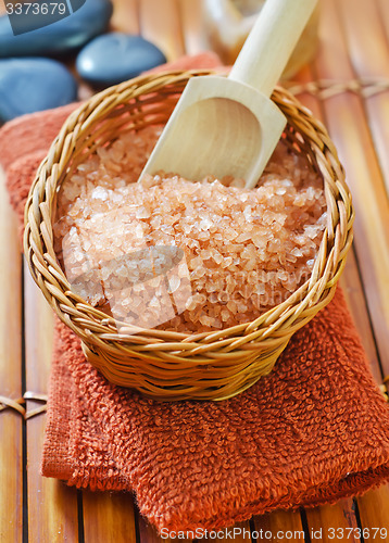 Image of sea salt and soap