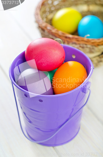 Image of easter eggs