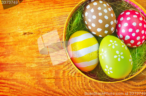 Image of easter eggs