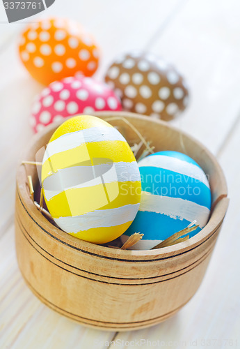 Image of easter eggs