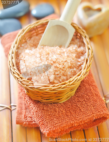 Image of sea salt and soap