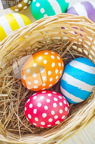 Image of easter eggs